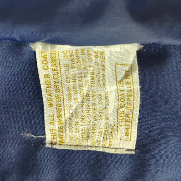 Mackintosh Navy Blue Women's Fisherman Water Repel Coastal National Preppy Coat - Picture 5 of 6